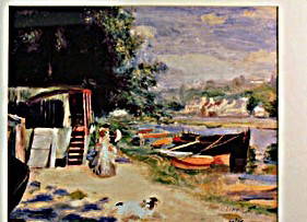 Renoir "The Point Neuf": Renoir "The Point Neuf" Limited Edition Giclee'. Signed (plate) and numbered measuring approx. 29x21 meticously framed and matted. Mint condition.