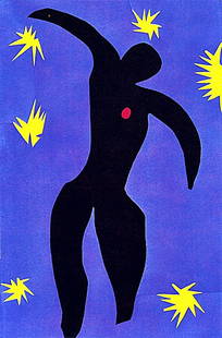 Jazz - Matisse - Limited Edition Giclee on Canvas: Matisse Limited Edition Giclee on Canvas, "Jazz". This item (unframed) measures approx. 20"x24".