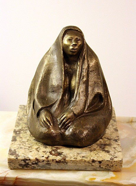 Zuniga "Mujer Con Nia" Limited Edition Bronze Scu: Zuniga signed, limited edition bronze sculpture, "Mujer Con Nia". Patina may vary slightly.