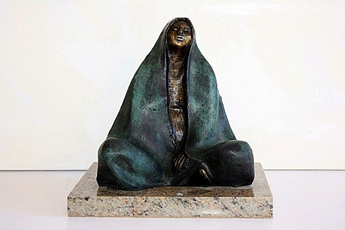 Zuniga "Unknown" Limited Edition Bronze Sculpture: Zuniga signed, limited edition bronze sculpture, "Unknown". Patina may vary slightly.