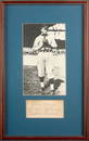 1399: WALTER JOHNSON SIGNED SIGNATURE W/PHOTO