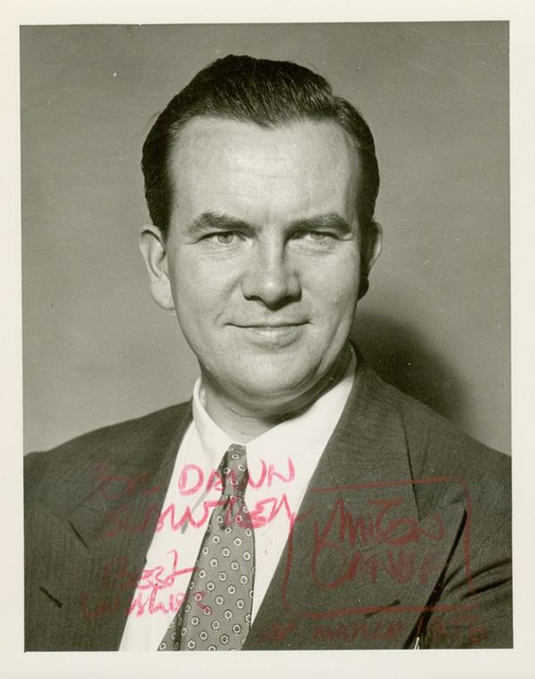MILTON CANIFF SIGNED LETTER & SIGNED PHOTO - 2