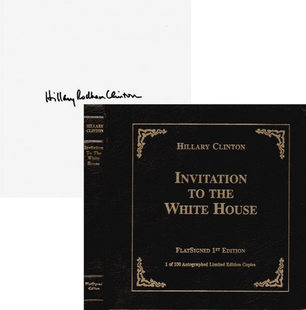 HILLARY RODHAM CLINTON SIGNED LIMITED EDITION