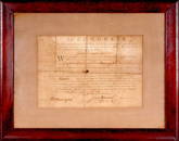 0029: JOHN HANCOCK /CHARLES THOMSON SIGNED WAR DOCUMENT