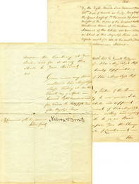 0208: HORATIO NELSON SIGNED NAVAL DOCUMENT 1805