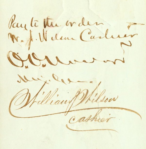 ULYSSES S. GRANT HANDWRITTEN SIGNED CHECK - 2