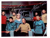 1076: ORIGINAL STAR TREK CAST SIGNED PHOTOGRAPH