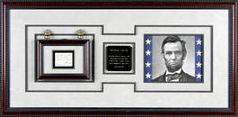 0388: ABRAHAM LINCOLN HANDWRITTEN SIGNED ENDORSEMENT