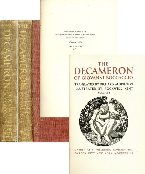 ROCKWELL KENT SIGNED "THE DECAMERON" ILLUSTRATED