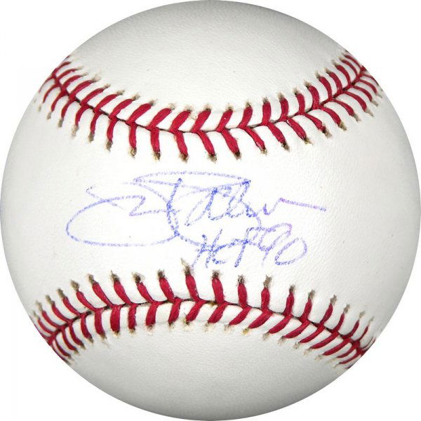 JIM PALMER SIGNED BASEBALL: 933. JIM PALMER (b. 1945). Hall Of Fame All-Star and Cy Young Award winning pitcher during the glory years of the Baltimore Orioles, 1966-1983. Boldly signed Rawlings Official Major L