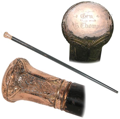 [GEORGE H. THOMAS]: ROCK OF CHICKAMAUGA414. [GEORGE H. THOMAS] (1816-1870). Union major general known as the "Rock of Chickamauga" and the "Sledge of Nashville," he was a Mexican War hero and Indian fighter. Born in Virg