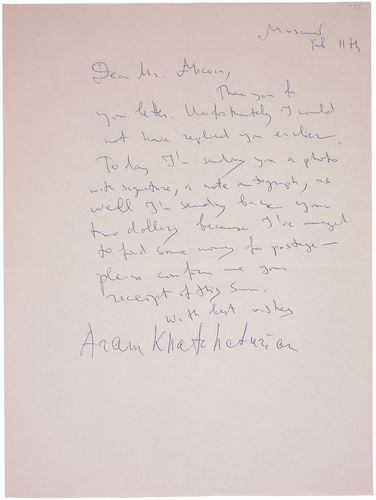 ARAM KHATCHATURIAN