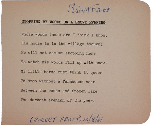 ROBERT FROST