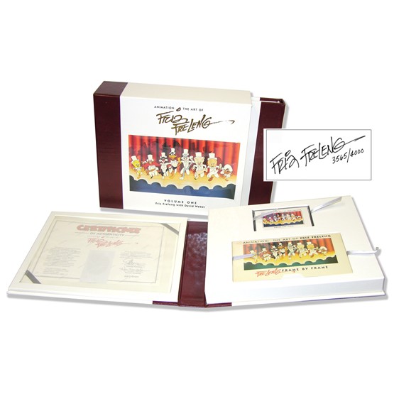 FRIZ FRELENG: (1905-1995). Oscar winning American artist and animator, the creator of "Bugs Bunny," "Yosemite Sam," and a host of other Warner Bros. characters. Excellent signed Limited Edition boxed set from the D