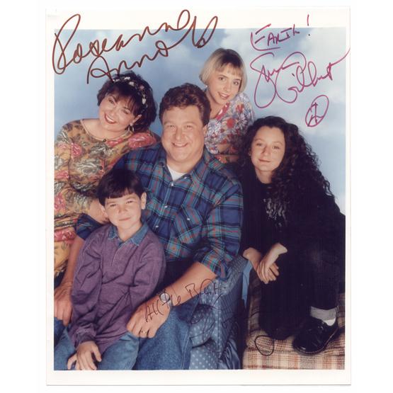 [ROSEANNE]: Golden Globe and Peabody Award winning comedy series (1988-97) centered on an American working class family. Among its stars were Emmy winners Roseanne Arnold; John Goodman; and Sarah Gilbert. SP, col