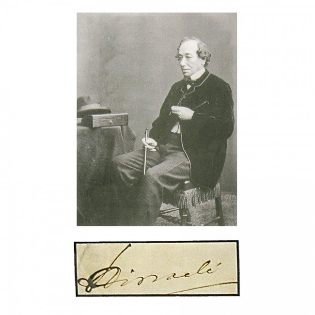 BENJAMIN DISRAELI: 1st Earl of Beaconsfield (1804-1881). Eccentric British writer and prime minister (1868 and 1874-80) who exerted profound influence on British conservative politics; ardent champion of Queen Victoria 