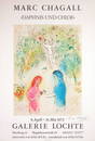 0606: MARC CHAGALL VINTAGE SIGNED COLOR POSTER