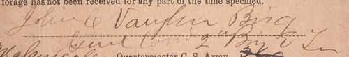 JOHN CRAWFORD VAUGHN: 173. JOHN CRAWFORD VAUGHN (1824-1875). Confederate brigadier general. A former TN merchant, he fought under General Johnston at Harper's Ferry and First Manassas as Col of the 3rd TN; captured at Vick