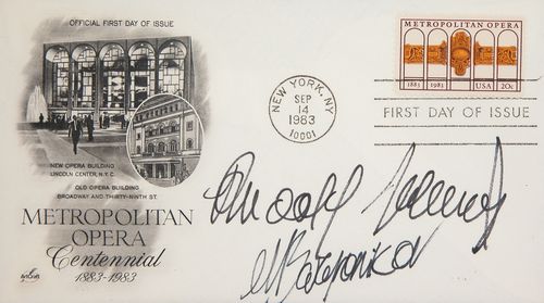NUREYEV & BARISHNIKOV: 622. NUREYEV & BARISHNIKOV Two celebrated Russian-born classical ballet dancers. RUDOLF NUREYEV (1938-1993) associated with the Royal Ballet; and MIKHAIL BARYSHNIKOV