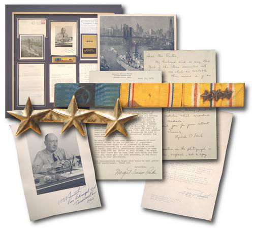 WILLIAM WARD SMITH: 2ND IN COMMAND AT PEARL HARBOR IN 1941390. WILLIAM WARD SMITH (1888-1966). Vice Admiral, USN; CincPac chief during World War II aboard the flag ship of the Pacific Fleet, USS Pennsylvania at Pearl Har