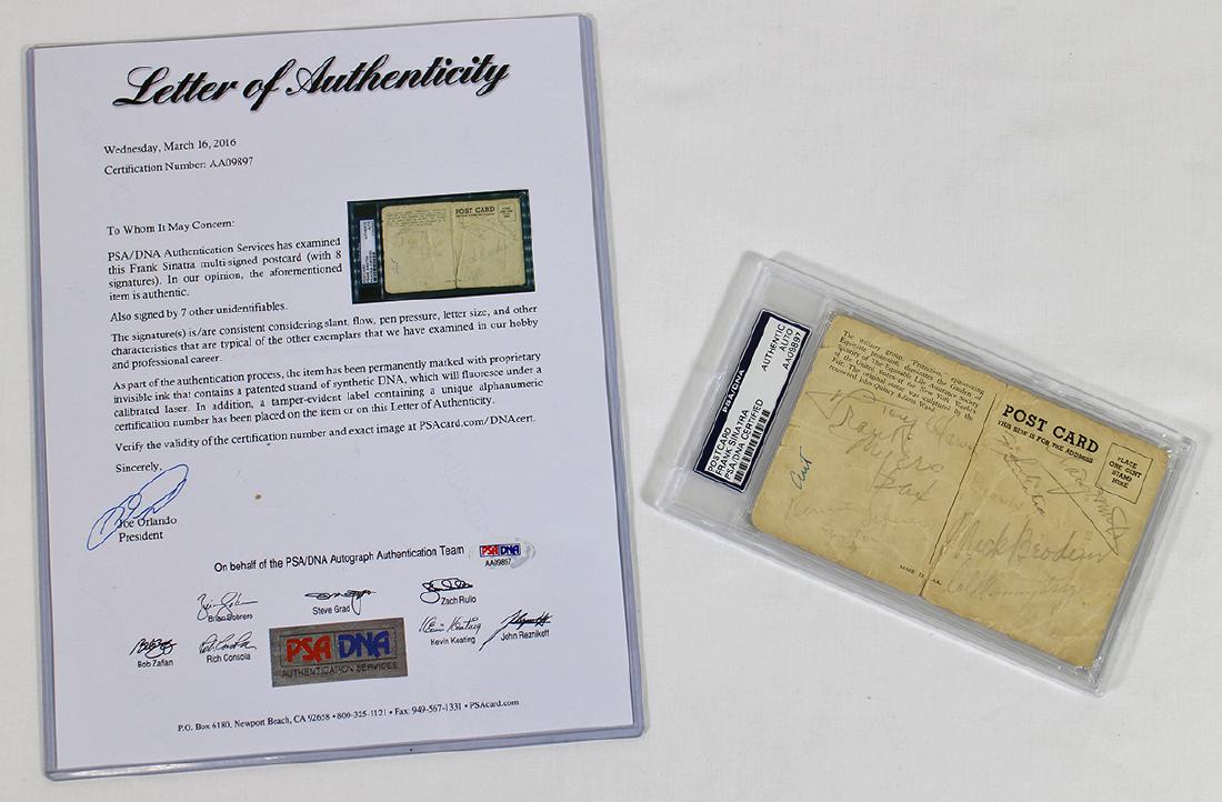 FRANK SINATRA PSA GRADED AUTOGRAPH (1 of 4)