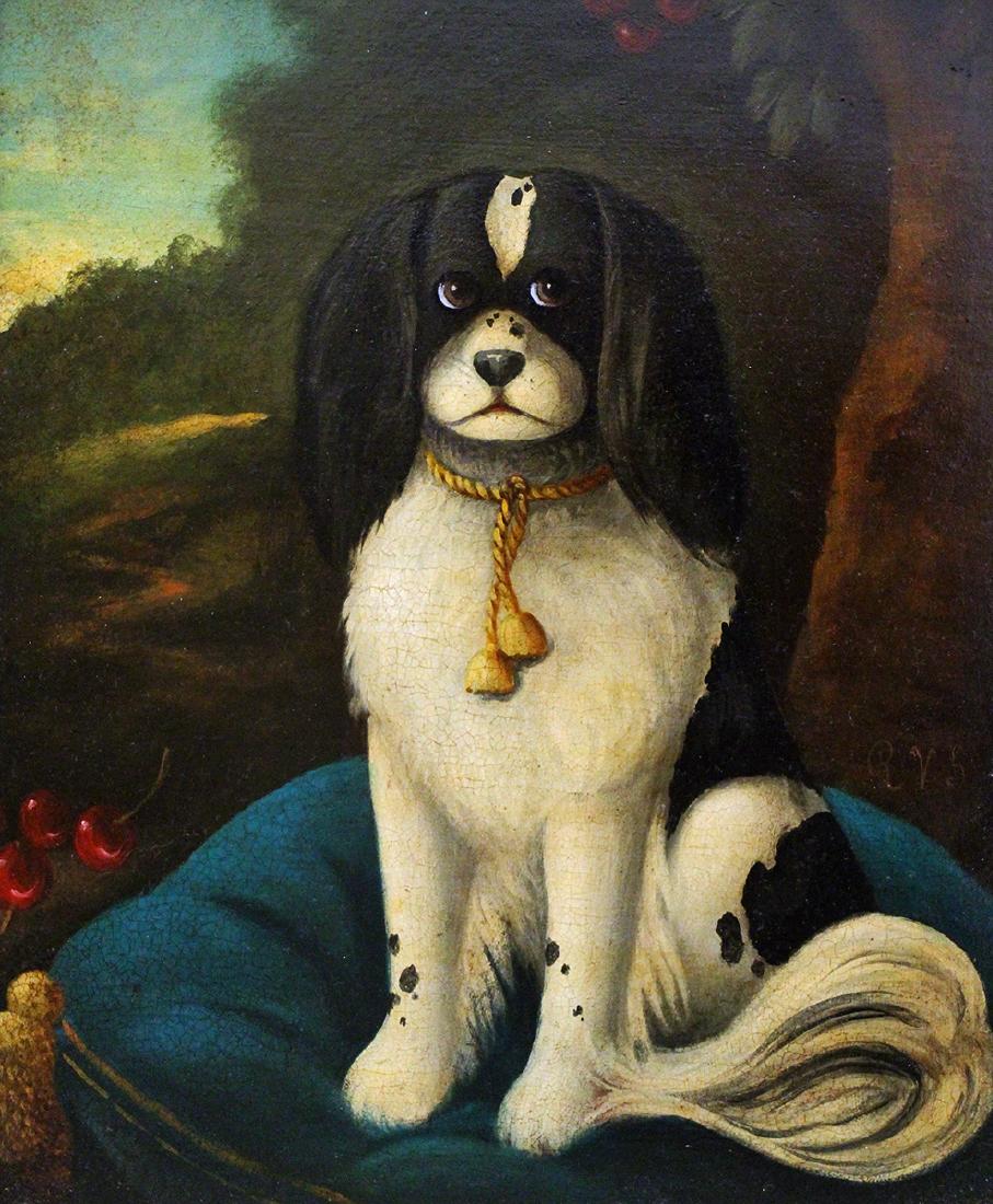 RON LEE VAN SWERINGEN SPANIEL PAINTING (1 of 3)