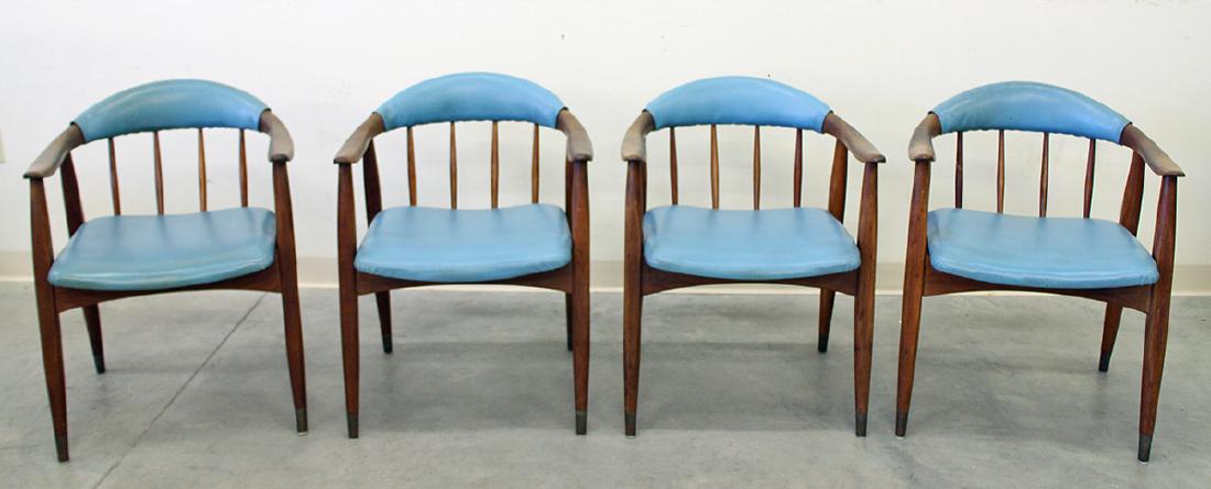 (4) MID CENTURY MODERN ARMCHAIRS (1 of 3)