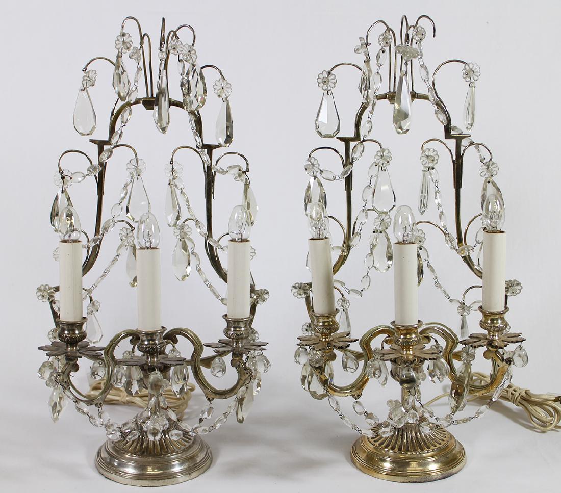(2) VINTAGE CANDELABRA LAMPS (1 of 3)