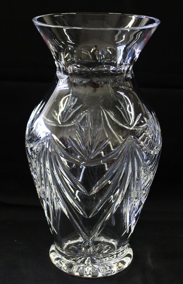 TALL WATERFORD CRYSTAL VASE (1 of 1)