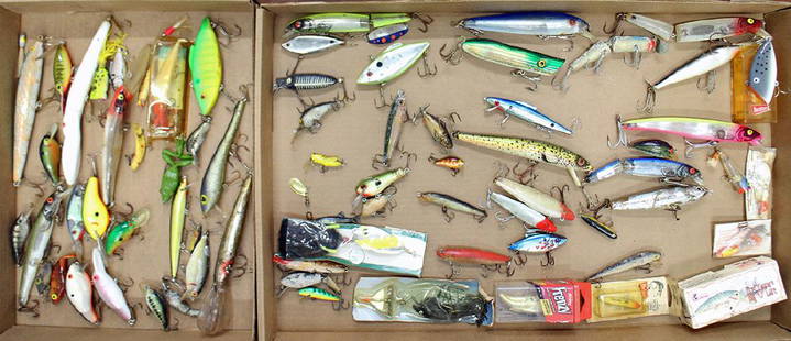 Vintage Collection Of (14) Old Fishing Lures