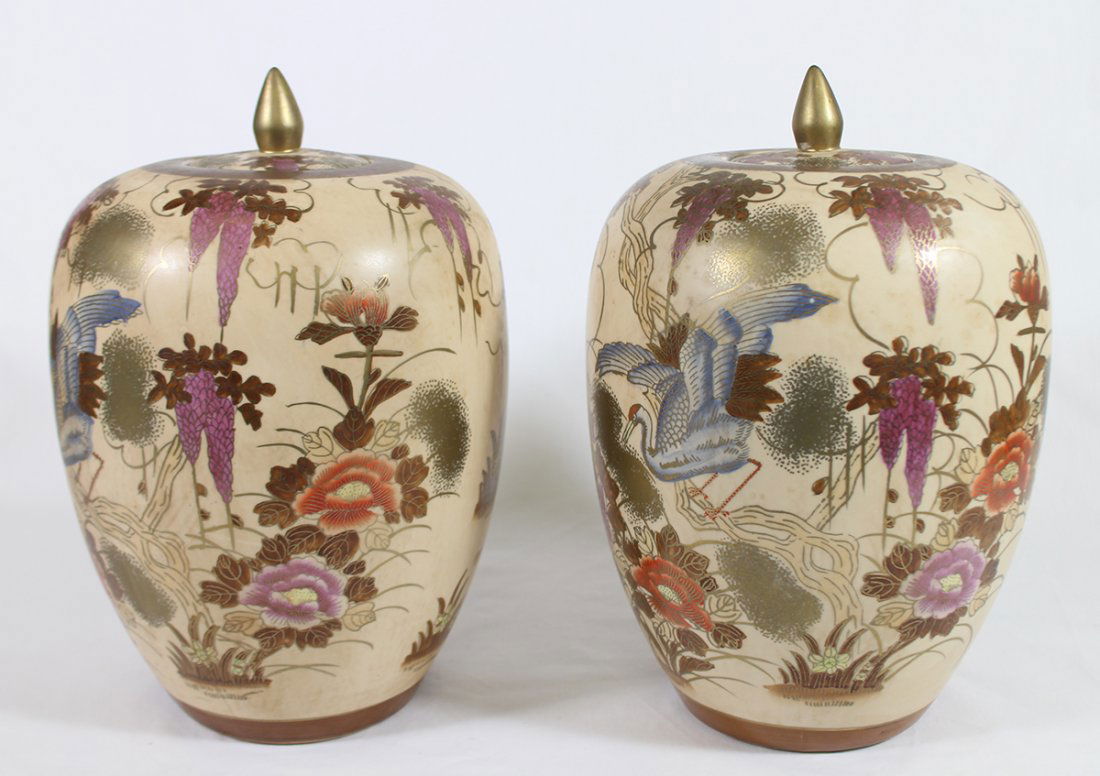 (2) CHINESE GINGER JARS (1 of 3)
