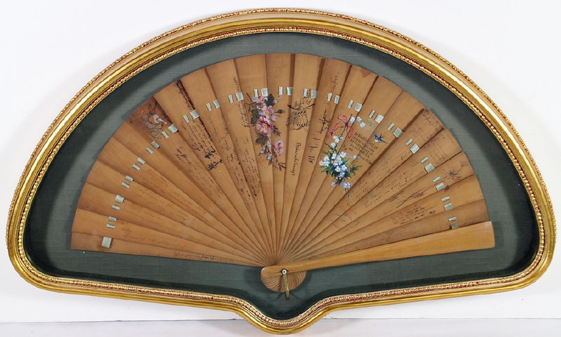 19TH CENTURY GERMAN WEDDING FAN (1 of 5)
