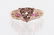 14K MORGANITE, RUBY, & DIAMOND RING