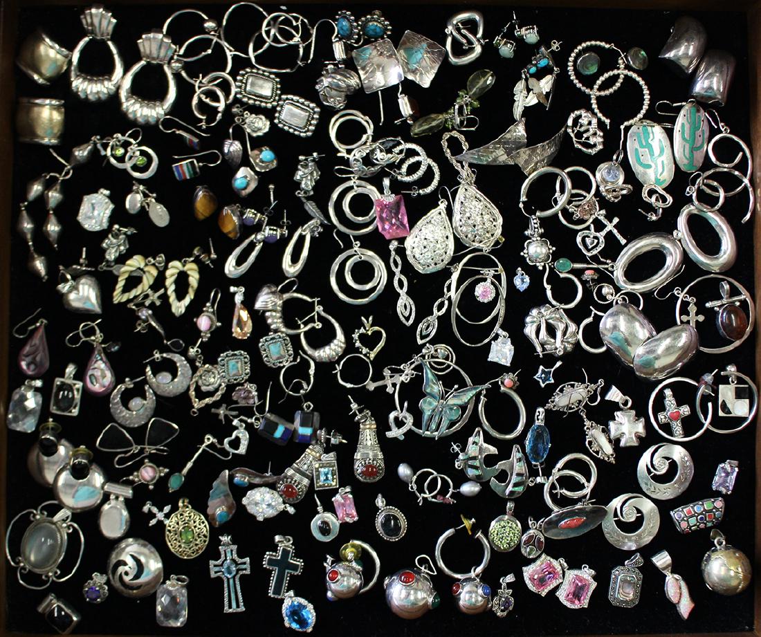 STERLING SILVER EARRINGS & PENDANTS (1 of 5)