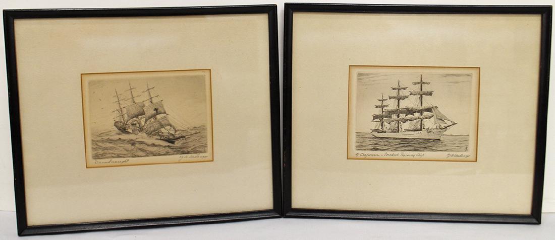 (2) CHARLES WILSON ETCHINGS (1 of 3)