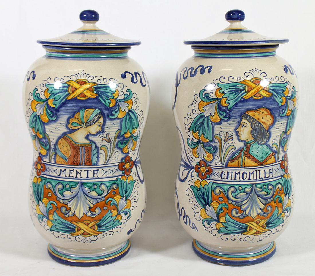 (2) ITALIAN APOTHECARY JARS (1 of 3)