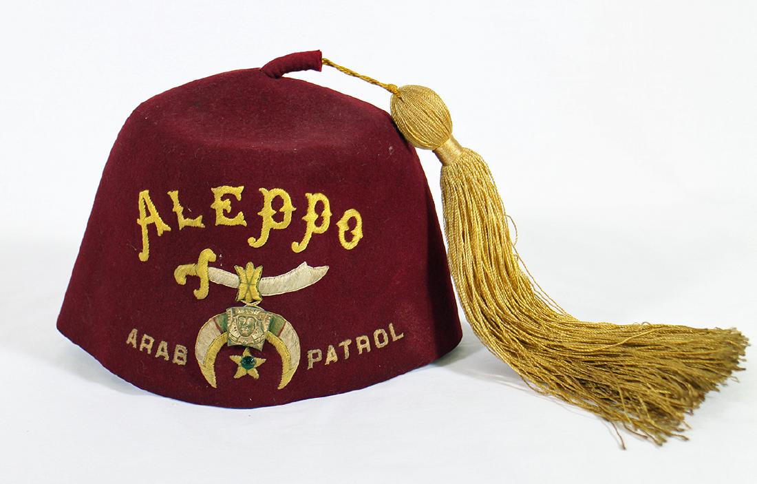 VINTAGE ALEPPO ARAB PATROL FEZ (1 of 1)