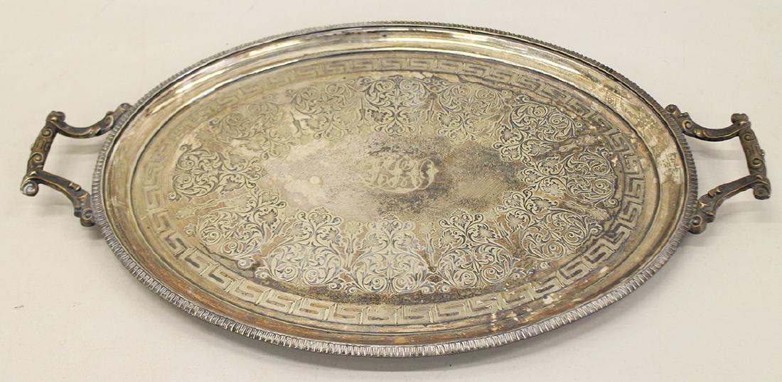SILVERPLATE PLATTER (1 of 2)