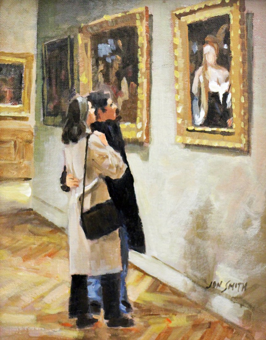 JON SMITH LOUVRE MUSUEM PAINTING (1 of 4)
