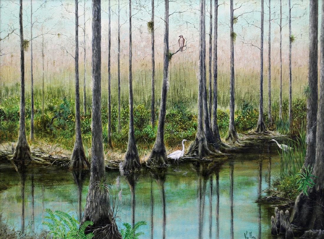 JERRY VALLEZ CYPRUS STRAND PAINTING (1 of 4)