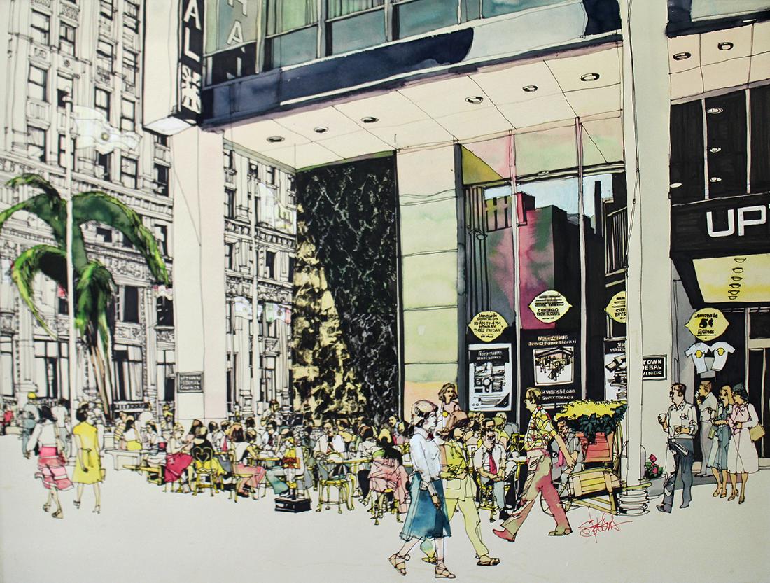 VINTAGE CHICAGO ILLUSTRATION ART (1 of 6)