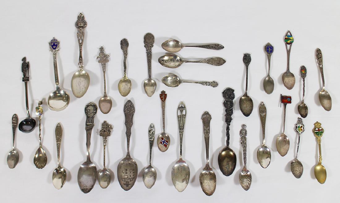 STERLING SILVER SOUVENIR SPOONS (1 of 4)