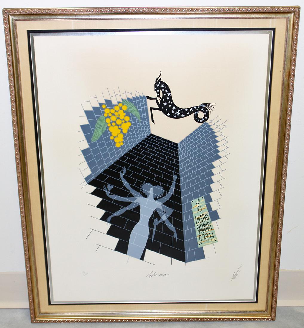 ERTE CAPRICORN ZODIAC SERIGRAPH (1 of 3)
