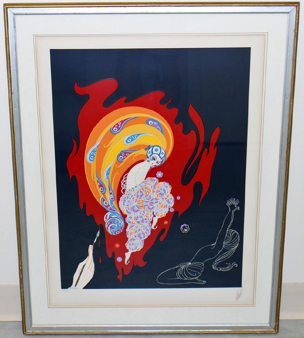 ERTE ORIENTAL TALE LITHOGRAPH (1 of 3)