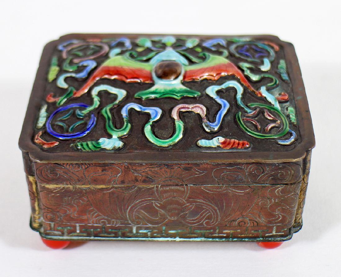 ANTIQUE CHINESE TRINKET BOX (1 of 4)
