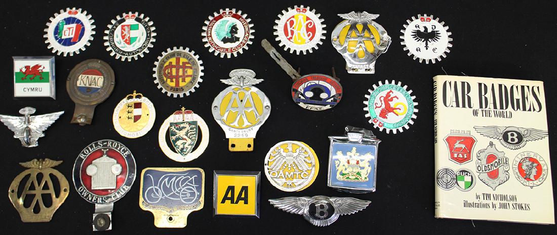 VINTAGE CAR CLUB BADGES (1 of 5)