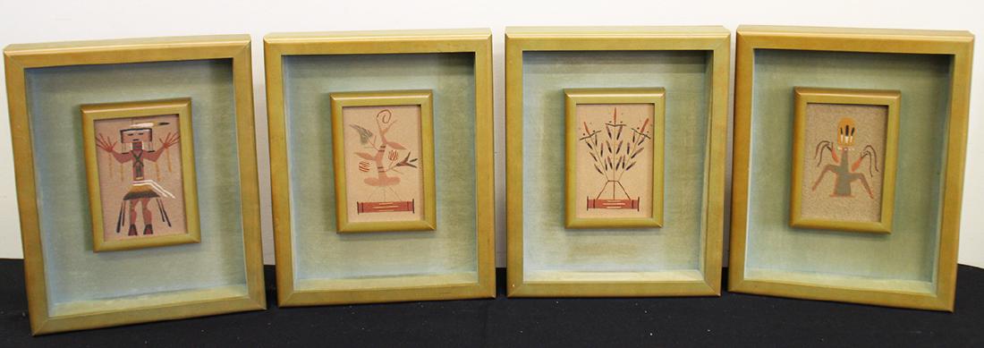 (4) NAVAJO SAND ART (1 of 3)