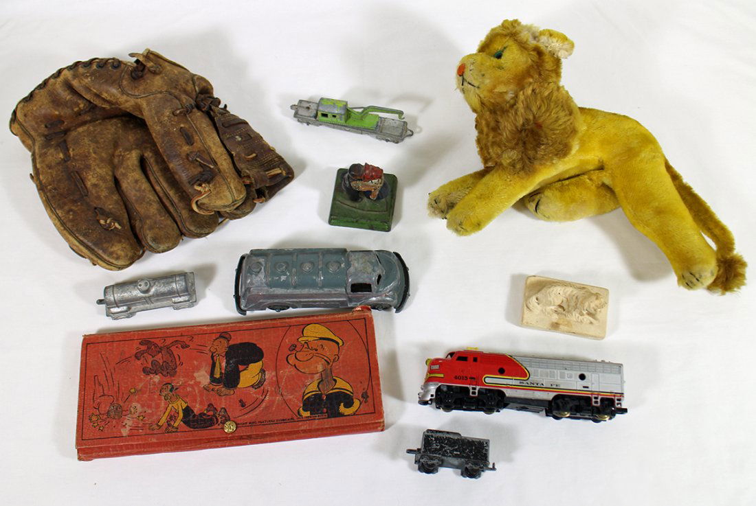 VINTAGE DIECAST TOYS, STEIFF LION, & MORE (1 of 2)