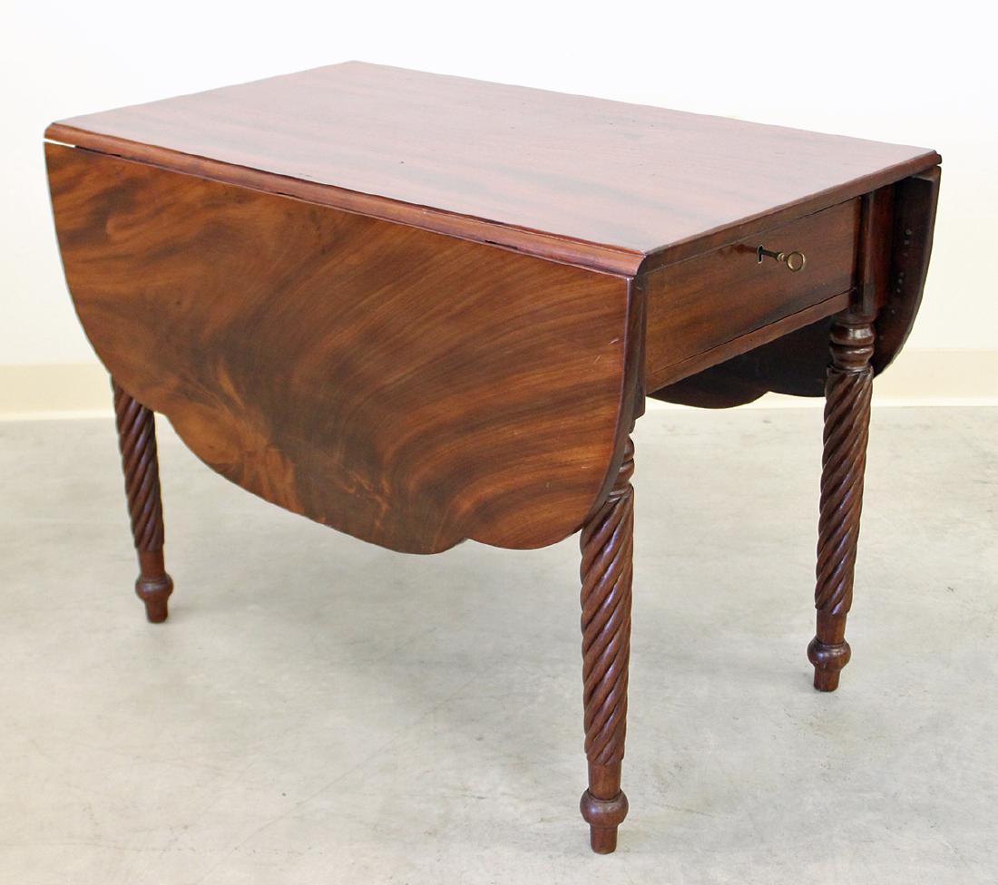 19TH. CENTURY DROP LEAF TABLE (1 of 3)