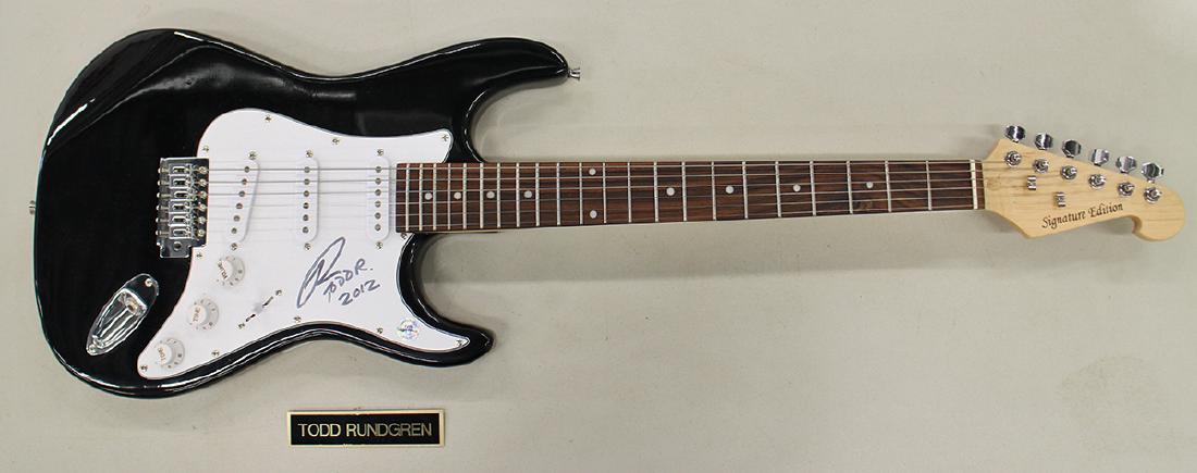 TODD RUNDGREN AUTOGRAPHED ELECTRIC GUITAR (1 of 3)